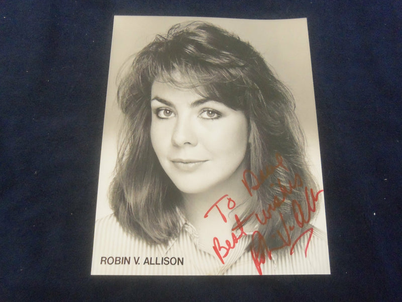 ROBIN V. ALLISON 8x10 AUTOGRAPHED PHOTOGRAPH