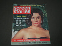 1961 APRIL SCREEN STORIES MAGAZINE - ELIZABETH TAYLOR COVER - CW 68