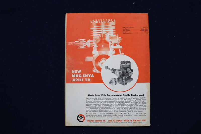 1967 AUGUST AMERICAN MODELER MAGAZINE - WWI MODELS COVER - E 11448