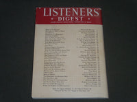 1939 FEBRUARY LISTENERS DIGEST MAGAZINE - TOSCANINI - VOLUME 1 NO. 1 - J 2428
