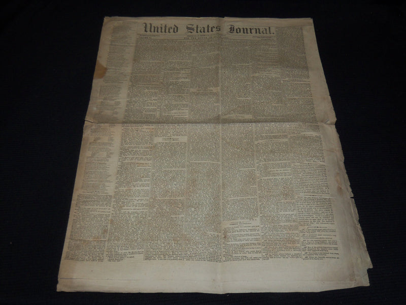 1855 OCTOBER UNITED STATES JOURNAL NEWSPAPER VOLUME 6 NO. 12 - NP 3878P