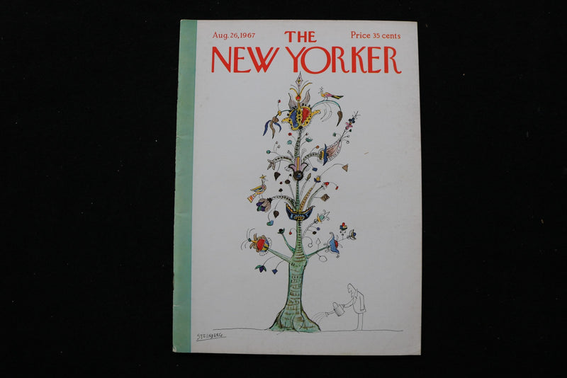 1967 AUGUST 26 NEW YORKER MAGAZINE - GREAT ILLUSTRATED COVER - NY 2739