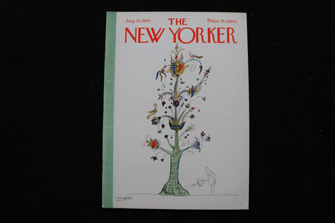 1967 AUGUST 26 NEW YORKER MAGAZINE - GREAT ILLUSTRATED COVER - NY 2739