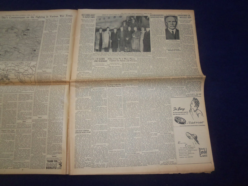 1945 APRIL 25 NEW YORK TIMES - TWO SOVIET ARMIES JOIN INSIDE BERLIN - NP 6702