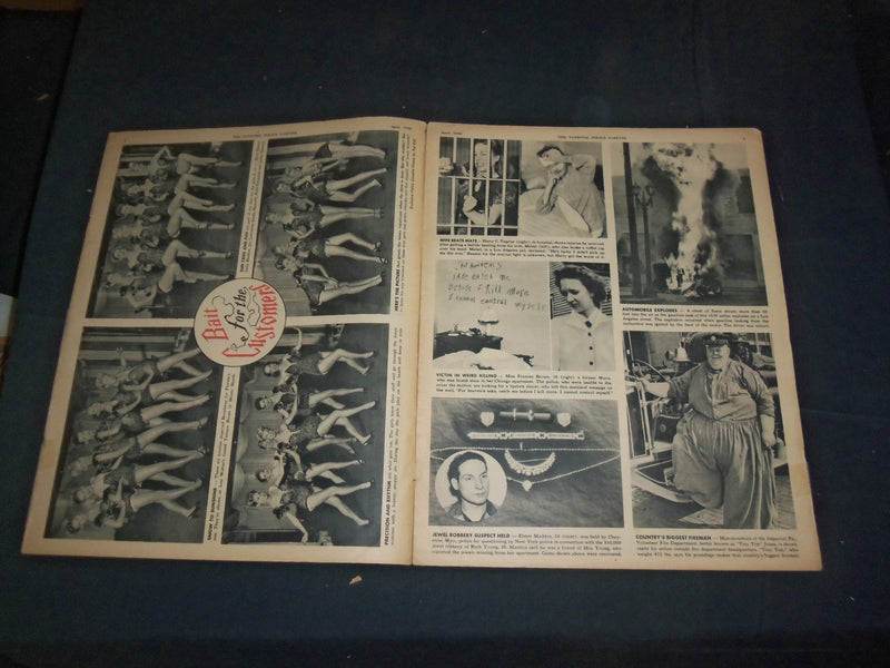 1946 APRIL THE NATIONAL POLICE GAZETTE MAGAZINE - RITA HAYWORTH - ORSON - B 5922
