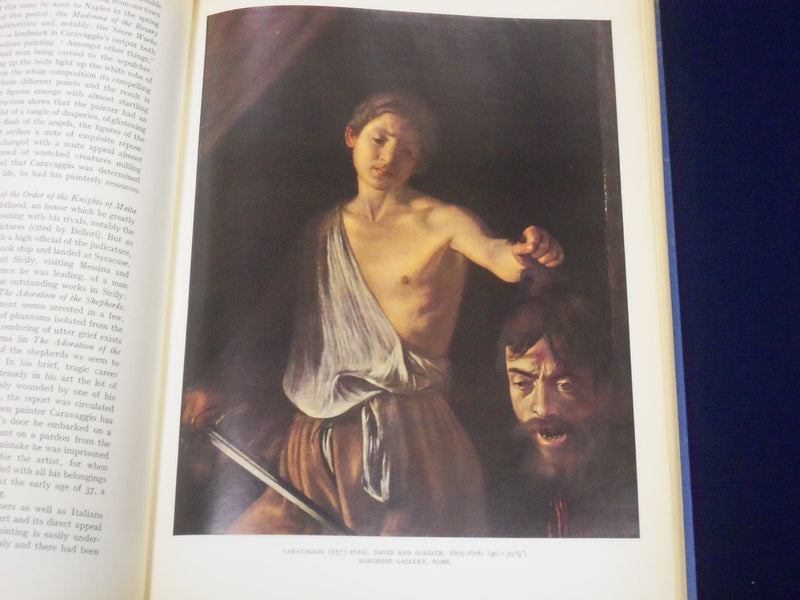 1952 ITALIAN PAINTING FROM CARAVAGGIO TO MODIGLIANI BOOK - NICE PRINTS - KD 2857