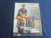 1989 SEP 16 FOOTBALL PROGRAM - WEST VIRGINIA UNIV VS UNIV SO. CAROLINA- SP 4686Y
