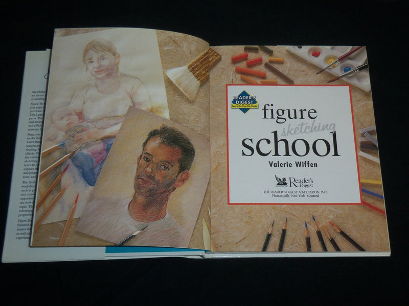 1997 FIGURE SKETCHING SCHOOL HARDCOVER BOOK BY VALERIE WIFFEN - I 2000