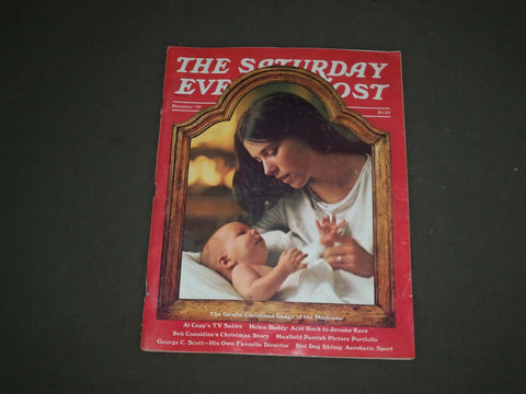 1974 DEC THE SATURDAY EVENING POST MAGAZINE - CHRISTMAS IMAGE OF MADONNA- B 4293