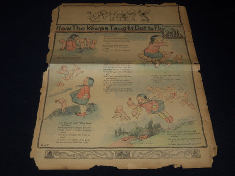 1918 SEPTEMBER 25 HOW THE KEWPS TAUGHT DOT TO FLY BY ROSE O'NEILL - NP 2152S