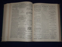 1883-1884 SEP-JUN YALE NEWS MAGAZINE BOUND VOLUME NO. 7 - GREAT ADS - KD 726G