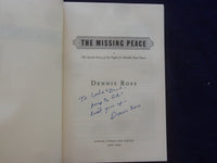 2004 THE MISSING PEACE HARDCOVER BOOK BY DENNIS ROSS - SIGNED - KD 9305