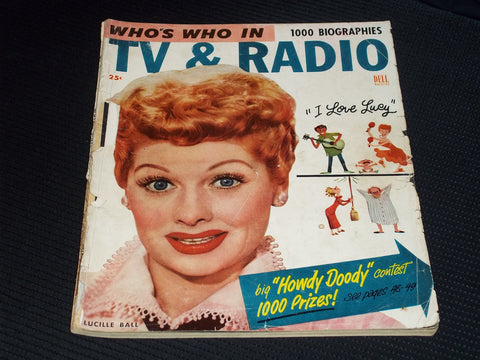 1953 WHO'S WHO IN TV & RADIO MAGAZINE - LUCILLE BALL COVER - E 13212