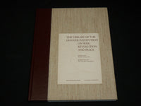 1985 THE LIBRARY OF THE HOOVER INSTITUTION BOOK - GREAT PHOTOS - I 1895