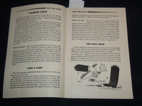 1944 EASY CARD MAGIC BOOK WRITTEN BY ROB ROY - PADELL BOOK COMPANY - J 8911