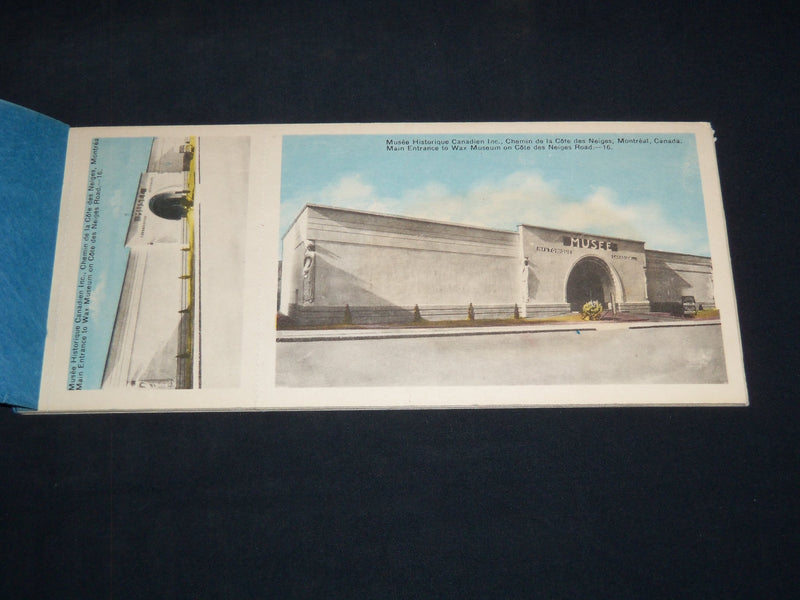 1930'S MUSEE HISTORIQUE CANADIEN SOUVENIR POSTCARD ALBUM - J 8740