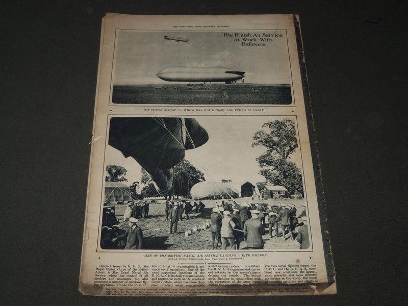 1917 NOVEMBER 8 MID-WEEK PICTORIAL MAGAZINE SECTION - PRESIDENT WILSON - J 3270