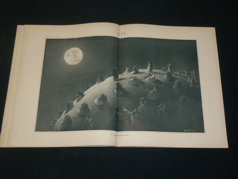 1906 SEPTEMBER 6 LIFE MAGAZINE - PLAYING WITH CUPID COVER - NICE ILLUS - B 4590P