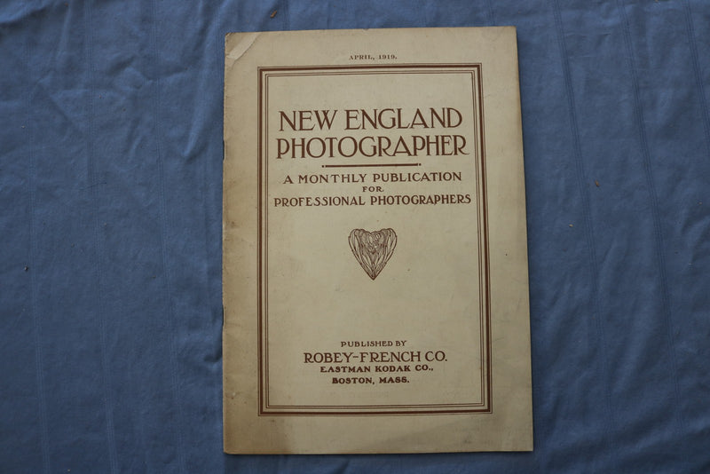 1918-1919 NEW ENGLAND PHOTOGRAPHER MAGAZINE - LOT OF 5 - O 3834