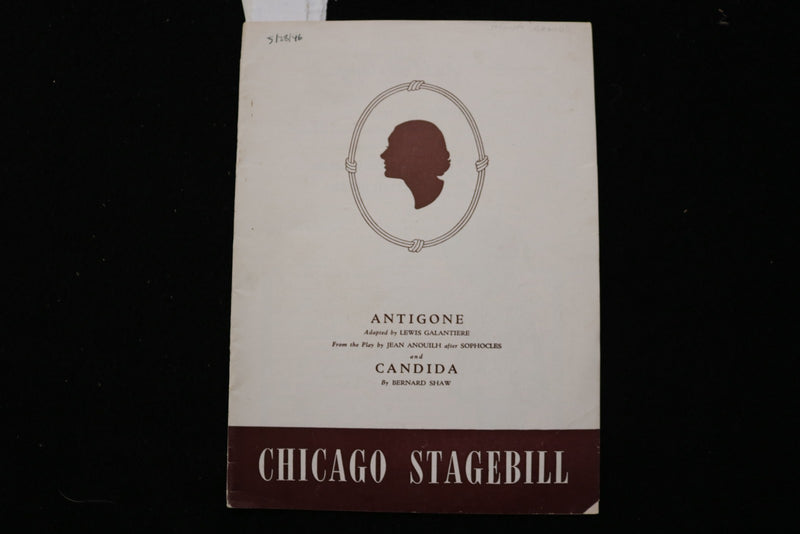 1946 CANDIDA PROGRAM - MARLON BRANDO-KATHARINE CORNELL-CEDRIC HARDWICKE - K 3036