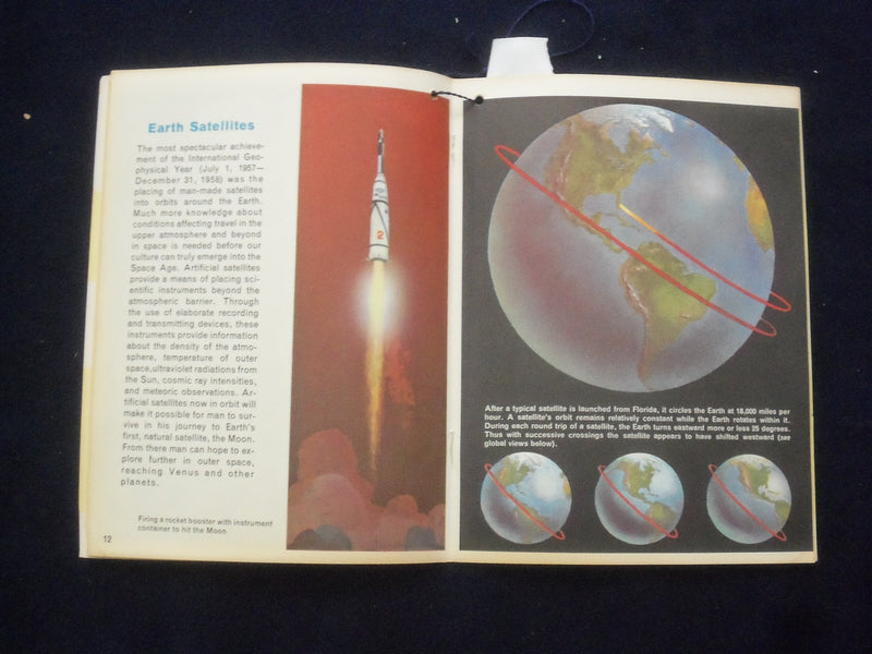 1964 RAND MCNALLY WORLD PORTRAIT GLOBE SOFTCOVER BOOK - J 9663