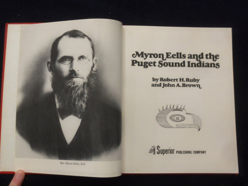 1976 MYRON EELLS AND THE PUGET SOUND INDIANS HARDCOVER BOOK -1ST ED. - KD 8720