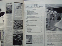 1940 SEPTEMBER 23 LIFE MAGAZINE - AIR RAID VICTIM - L 201
