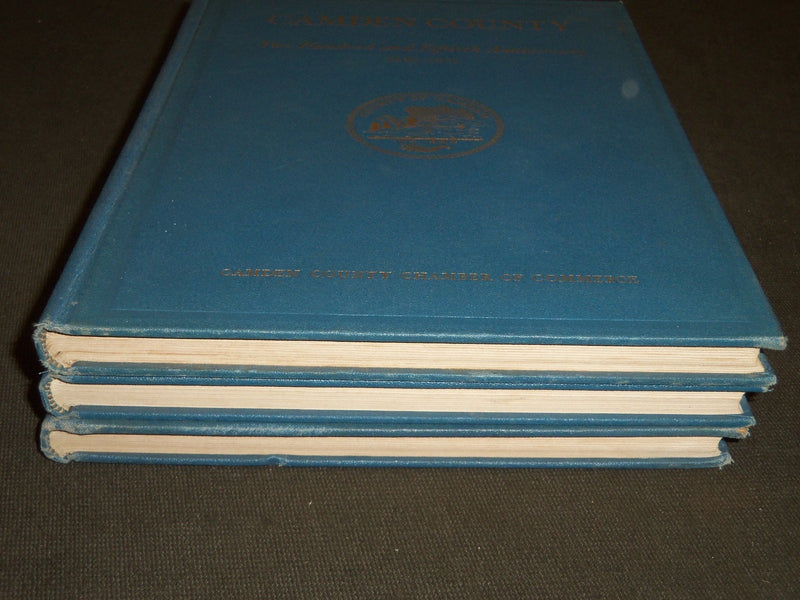 1931 CAMDEN COUNTY 250TH ANNIVERSARY VOLUME CRANSTON LOT OF 3 - KD 2059H