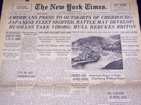 1944 JUNE 21 NEW YORK TIMES JAPANESE FLEET SIGHTED, BATTLE MAY DEVELOP - NT 1632