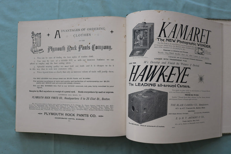 1891 THE YALE BANNER - SEMI CENTENNIAL VOLUME - HARDCOVER BOOK - KD 9619