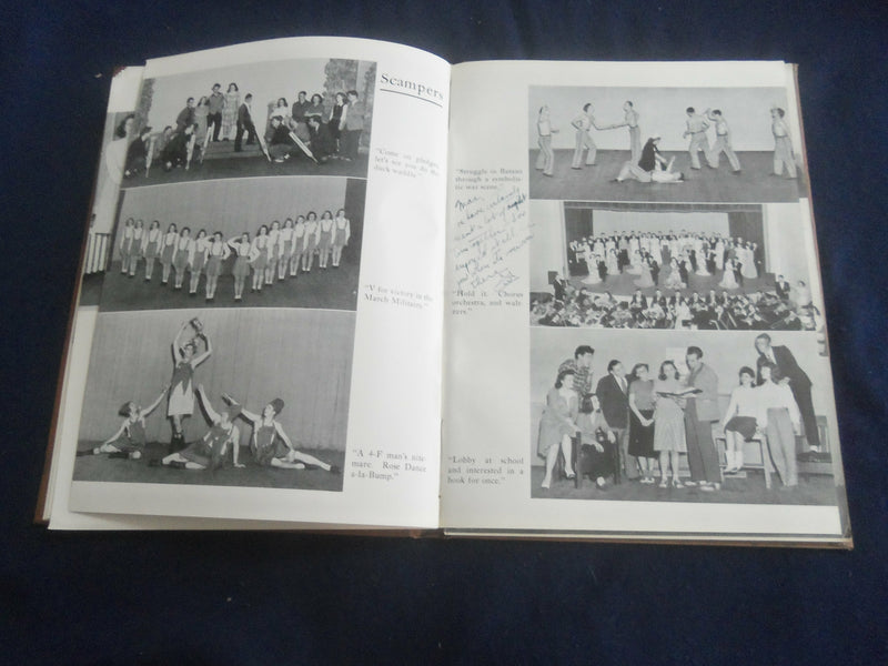 1942-43 CAYUGAN ITHACA COLLEGE YEARBOOK - ITHACA, NEW YORK - YB 2770