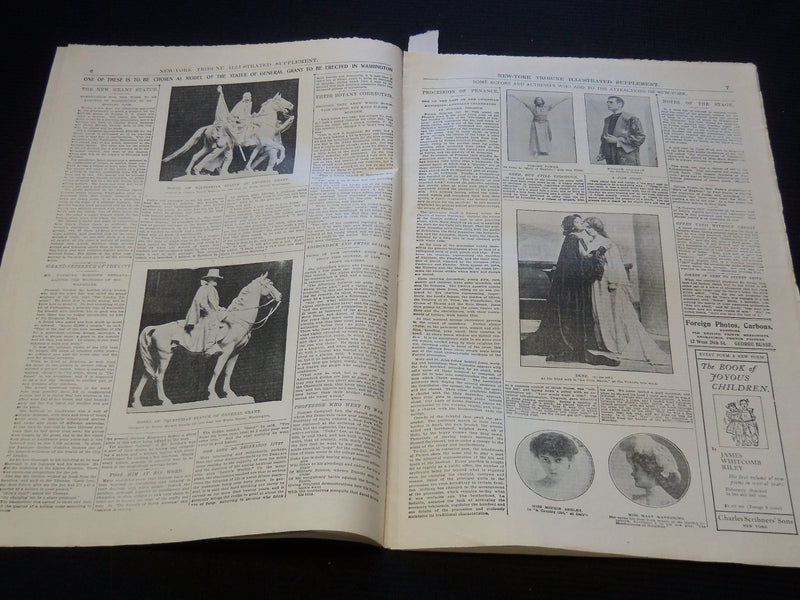 1902 NOV 2 NEW YORK TRIBUNE ILLUSTRATED SUPPLEMENT - YALE UNIVERSITY - NP 9011