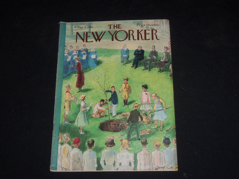 1951 MAY 5 THE NEW YORKER MAGAZINE - ILLUSTRATED COVER - NY 413