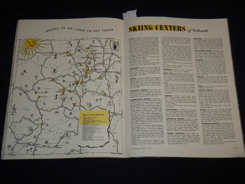 1951 COLORADO CHRISTMAS WONDERLAND PROGRAM - GREAT PHOTOS - J 8914
