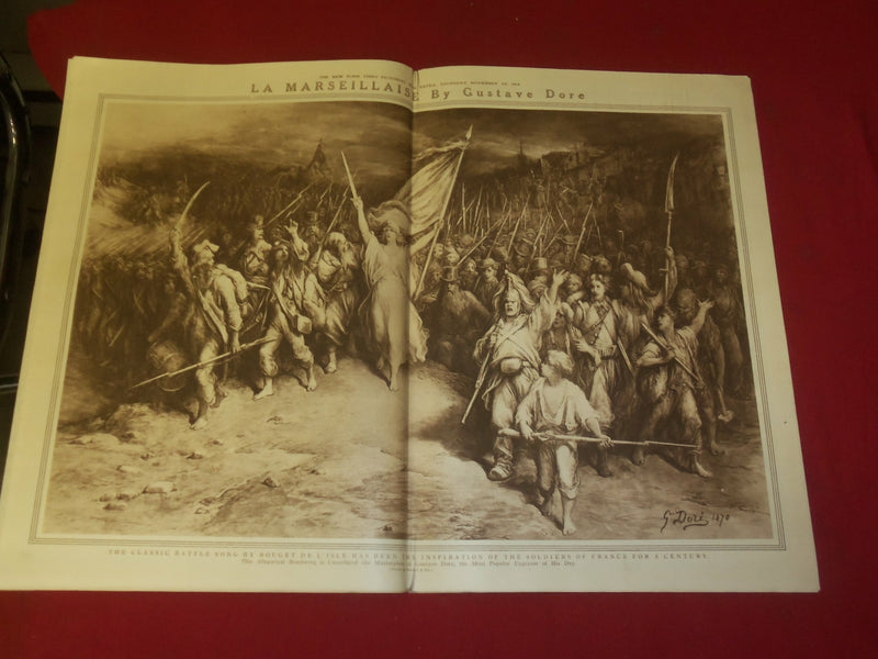1914 NOVEMBER 26 NY TIMES PICTORIAL WAR EXTRA SECTION - GERMAN SOLDIERS- NP 3938