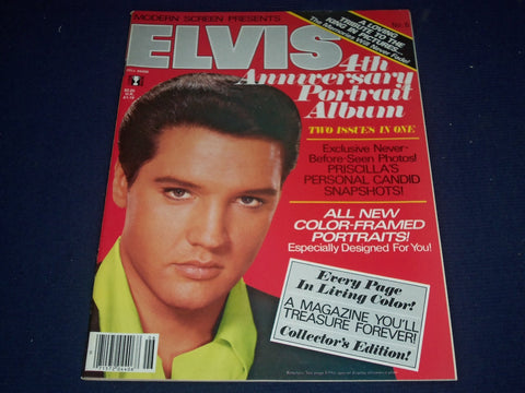 1981 MODERN SCREEN PRESENTS ELVIS PRESLEY 4TH ANNIVERSARY MAGAZINE - II 9033