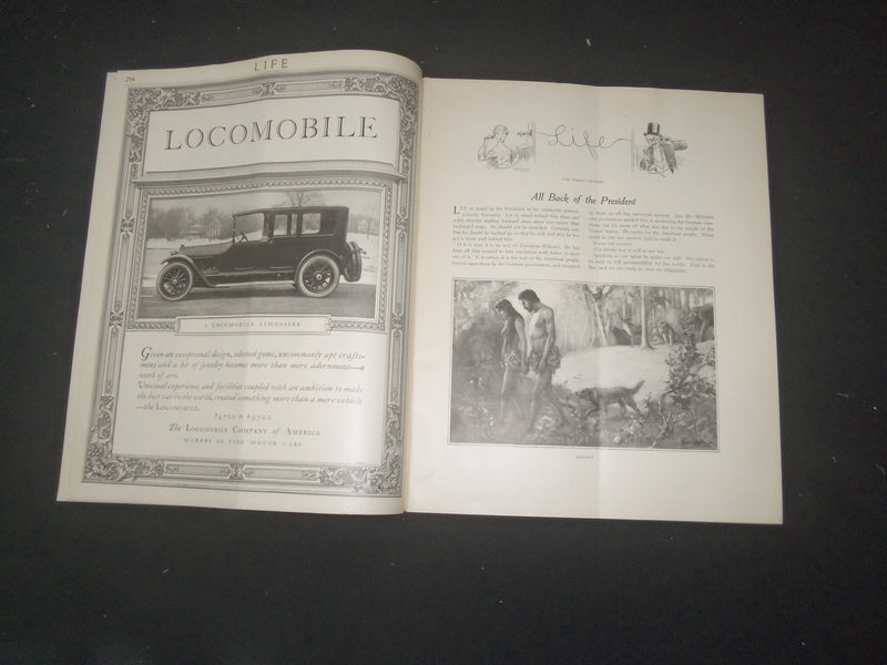 1917 FEBRUARY 22 LIFE MAGAZINE - GARDEN OF EDEN NUMBER-ETHIOPIAN VERSION- L 764T