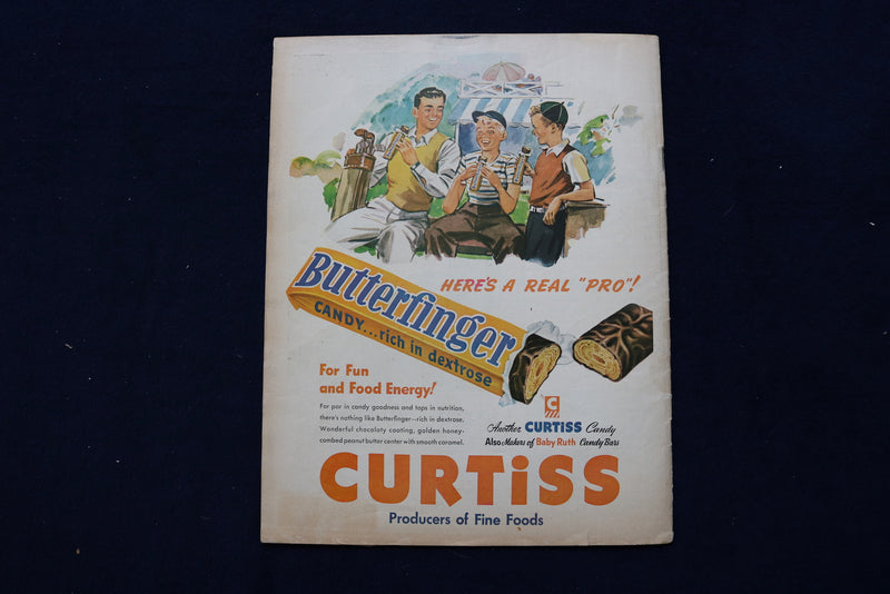 1949 JUNE BOYS' LIFE MAGAZINE - MEN CAMPLING/FISHING COVER - E 22122