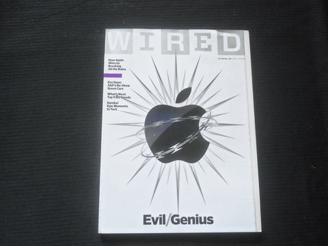2008 APRIL WIRED MAGAZINE - APPLE - EVIL/GENIUS COVER - B 5338M
