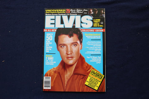 1991 MODERN SCREEN YEARBOOK MAGAZINE - ELVIS PRESLEY COVER - E 18639