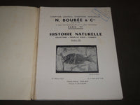 1961 N. BOUBEE & CIE. COLLECTIONS D'HISTOIRE NATURELLE FRENCH CATALOGUE - FR 507