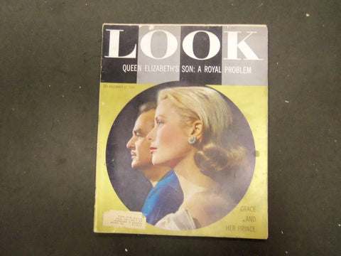 1956 DECEMBER 11 LOOK MAGAZINE - PRINCESS GRACE AND PRINCE RAINIER - ST 2887