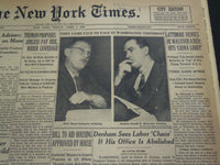 1950 APRIL 7 NEW YORK TIMES - LATTIMORE AND MCCARTY FACE TO FACE - NT 4627