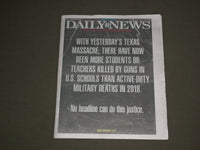 2018 MAY 19 NEW YORK DAILY NEWS - TEXAS MASSACRE - 10 KILLED