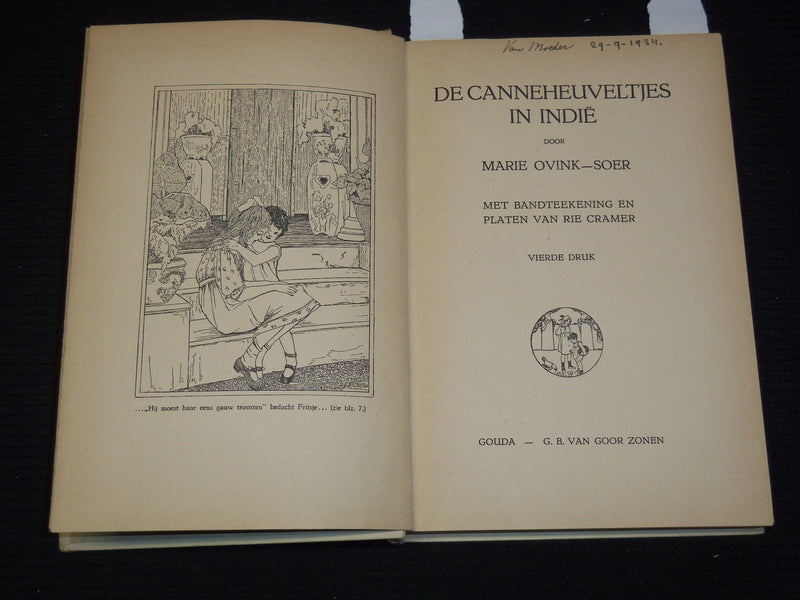 1930'S CANNEHEUVELTJES - SERIE- MARIE OVINK -SOER DUTCH BOOKS LOT OF 5- KD 4503A
