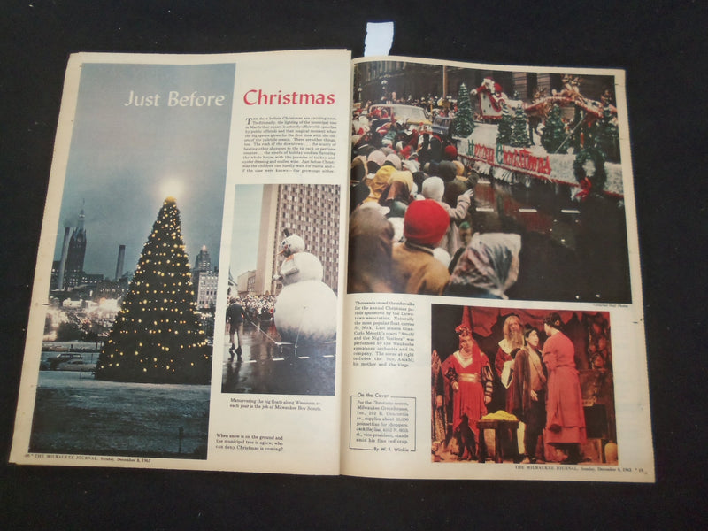 1963 DEC 8 MILWAUKEE PICTURE JOURNAL SECTION - READY FOR CHRISTMAS - NP 8067
