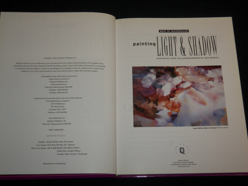 1997 PAINTING LIGHT AND SHADOW HARDCOVER BOOK - GREAT PHOTOS - I 2014