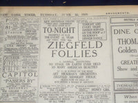 1920 JUNE 22 NEW YORK TIMES - PLAN TO BAR REED FROM CONVENTION - NT 9124