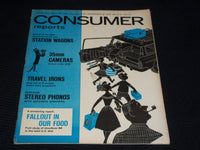 1960 JUNE CONSUMER REPORTS MAGAZINE - STATION WAGONS FRONT COVER - E 6409