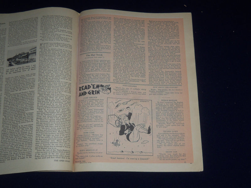 1941 MARCH OPEN ROAD FOR BOYS MAGAZINE - AVIATION, NAVY, SPY, SPORT - SP 5418